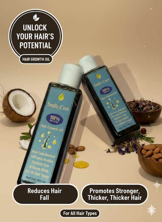 Smile Care Hair Growth Oil – For Healthy Scalp & Soft Hair 100ML